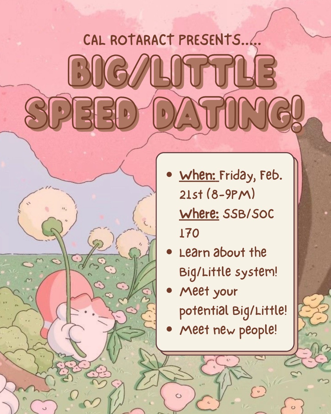 WW Speed Dating Flyer